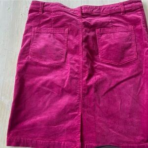 Corduroy button fly mini